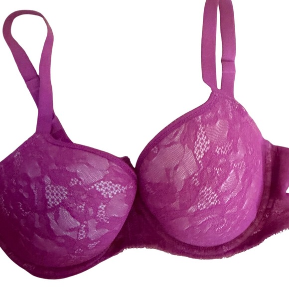 Wacoal Other - Wacoal Magenta Finesse Lacy underwire bra size 32DDD